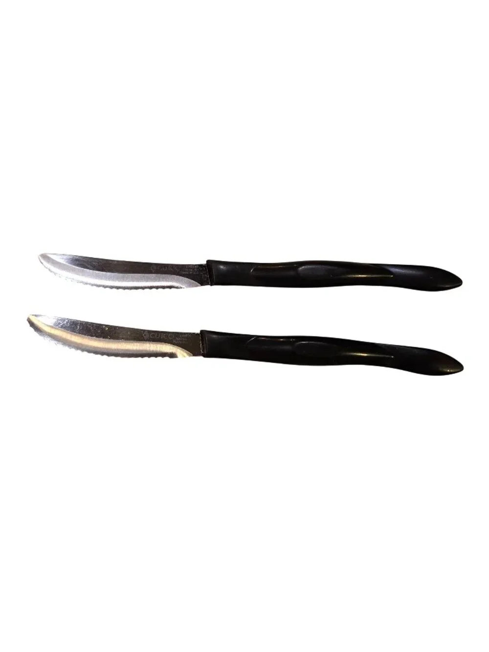 Cutco 1759 KD Table Steak Serrated Edge Dark Brown Kitchen Knives Set of 2